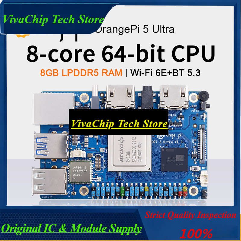 Rk3588 Mini Pc Board - Vivacp Orange Pi 5 Ultra 8GB