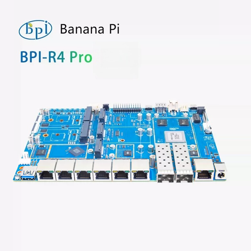 Bananapi Bpi R4 Wifi 7 - Placa de Desenvolvimento de Roteador Open