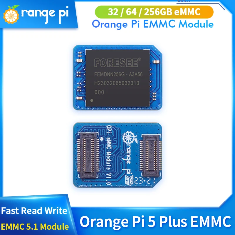 Orange Pi 5 Plus 32Gb - Módulo Woli Orange Pi 32GB 64GB