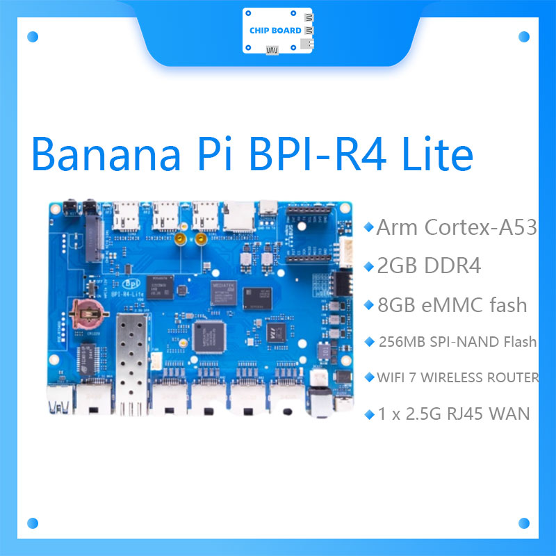 Bananapi Bpi R4 Wifi 7 - Banana Pi BPI-R4 Lite apresenta SoC