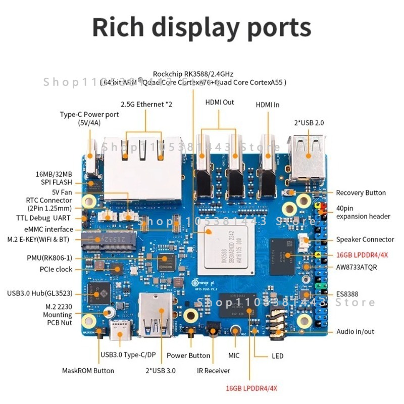 Orange Pi 5 Plus 32GB RAM Comp - Orange Pi 5 Plus 32Gb avaliação e preço