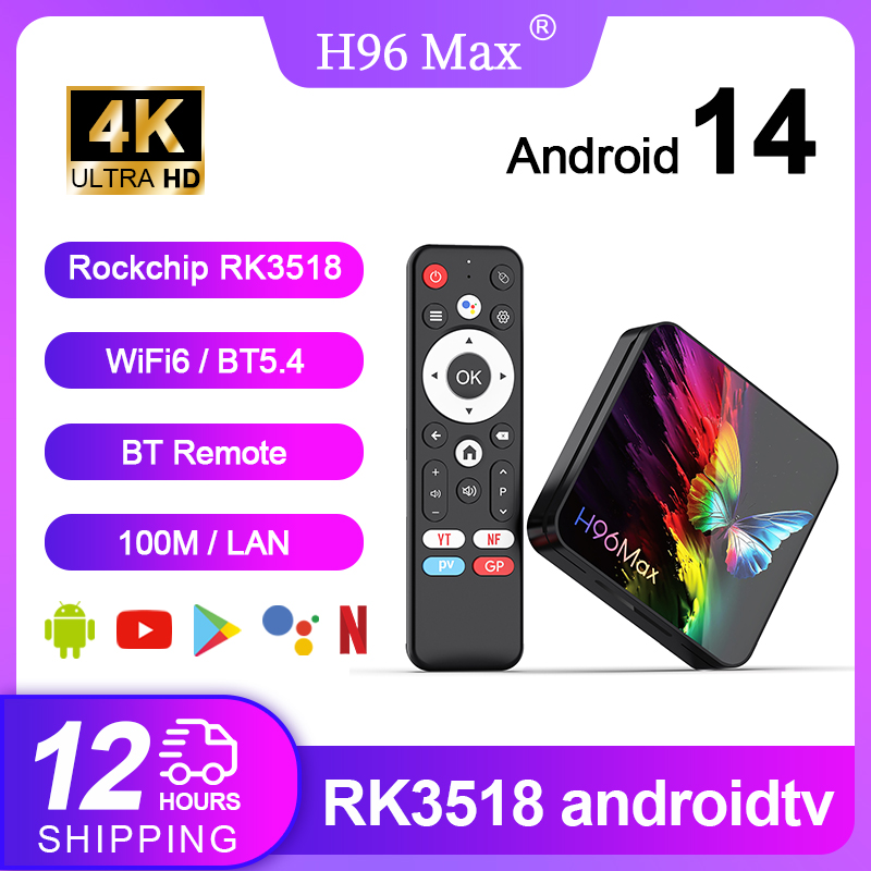 H96Max RK3518 Android 14 4K TV - Radxa Rock 5B 16Gb avaliação e preço