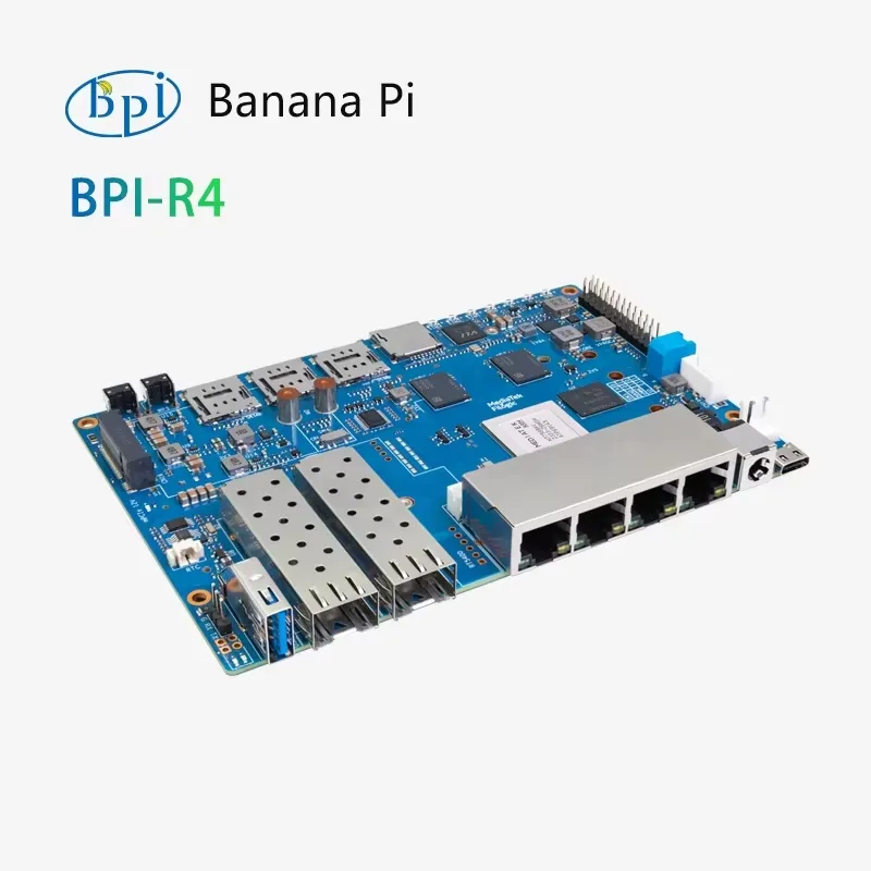Placa de Roteador WiFi 7 Banan - Bananapi Bpi R4 Wifi 7 avaliação e preço