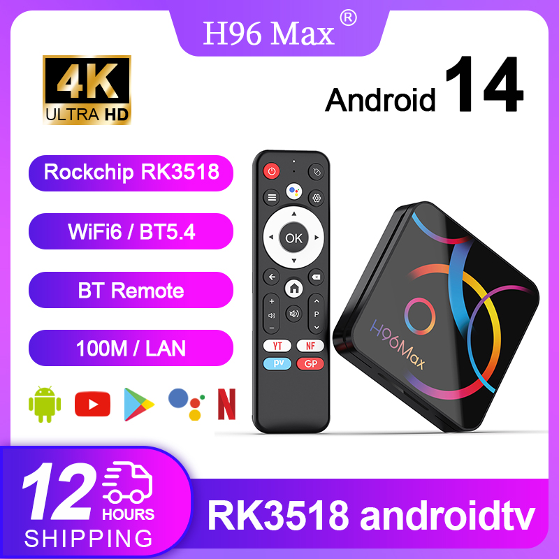 H96Max RK3518 Android 14 4K TV - Radxa Rock 5B 16Gb avaliação e preço