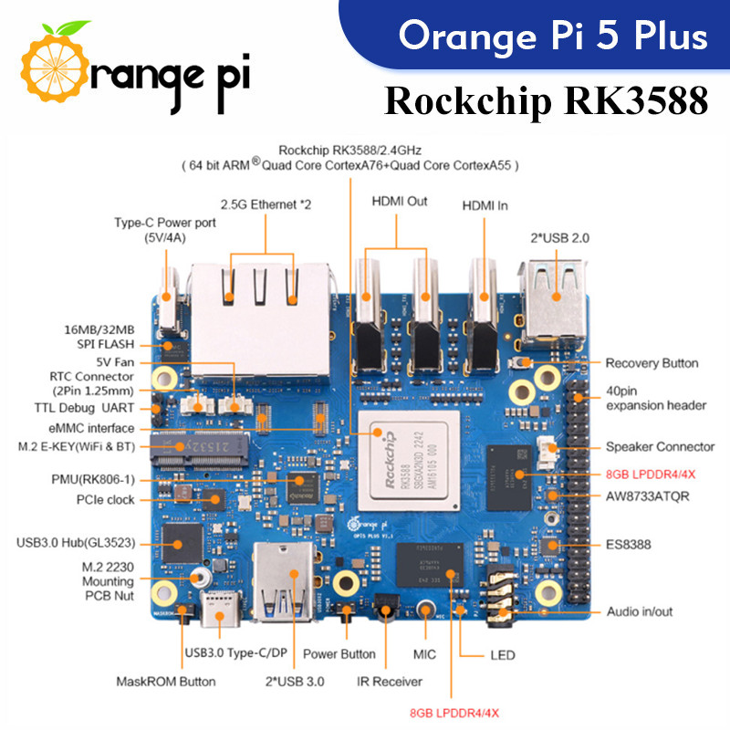 Laranja Pi 5 Plus Computador d - Radxa Rock 5B 16Gb avaliação e preço