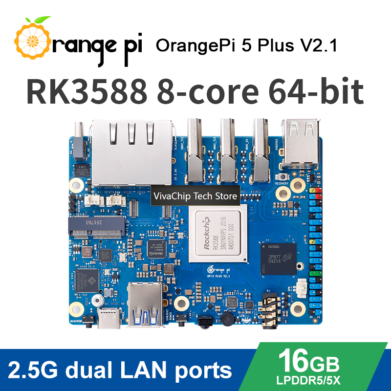 VivaCTOrange Pi 5 Plus Mini PC - Rk3588 Mini Pc Board avaliação e preço